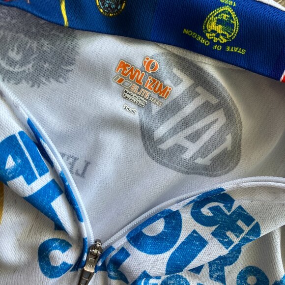 Pearl Izumi Amgen Tour Size S White Cycling Jersey - Picture 5 of 7